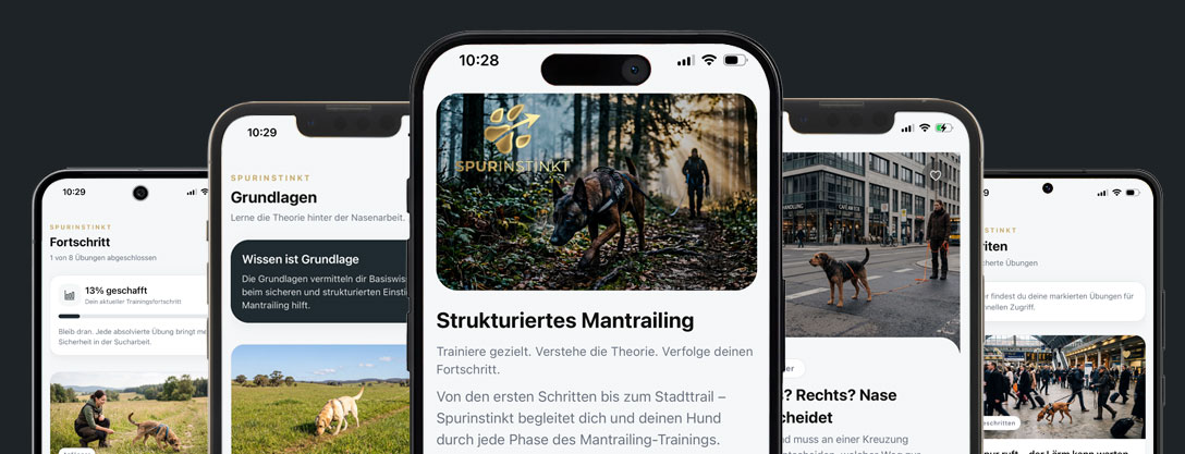 Screenshots Spurinstinkt diverse Handytypen Screenshots Spurinstinkt diverse Handytypen