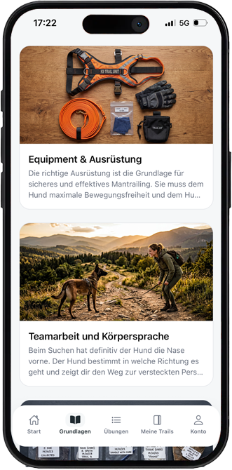 Spurinstinkt Mantrailing Grundlagen Screenshot Mobil Spurinstinkt Mantrailing Grundlagen Screenshot Mobil