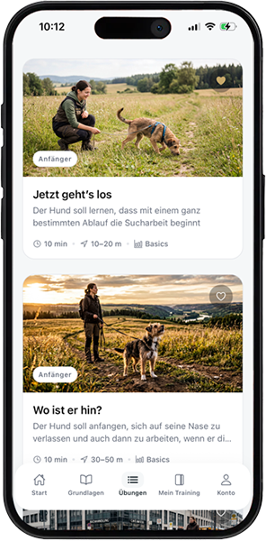 Spurinstinkt Übungen Screenshot Spurinstinkt Übungen Screenshot